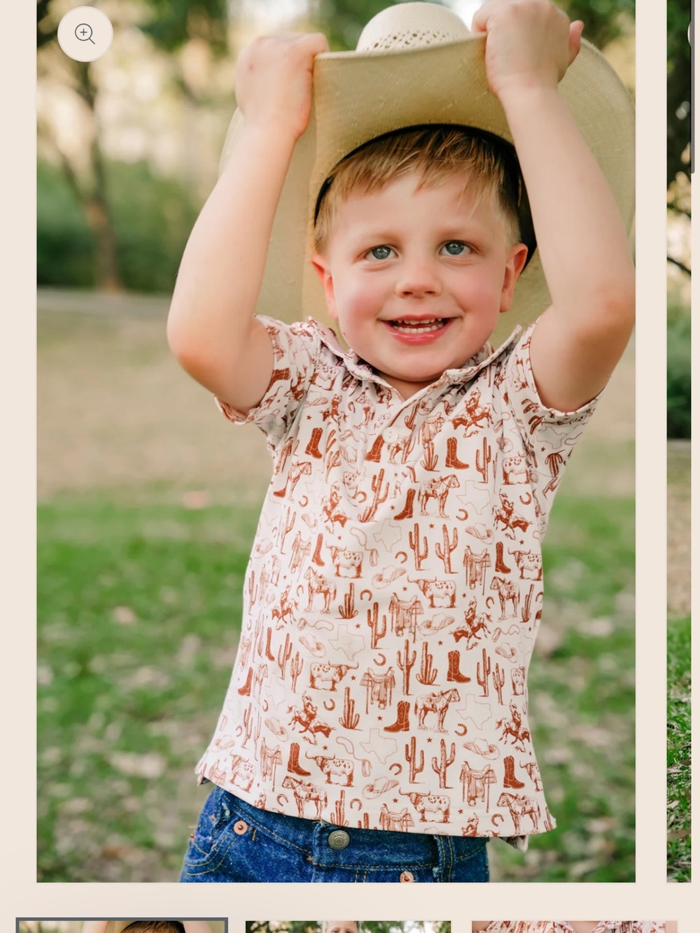 Sawyer & Spade Wrangler Polo Boys 2T Western Cowboy Shirt